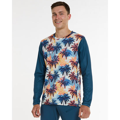Maillot DHARCO GRAVITY VENICE BEACH Mangas Largas Azul