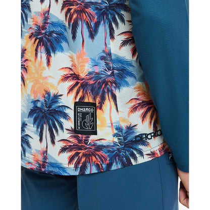 Maillot DHARCO GRAVITY VENICE BEACH Mangas Largas Azul