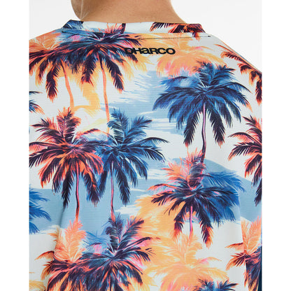 Maillot DHARCO GRAVITY VENICE BEACH Mangas Largas Azul