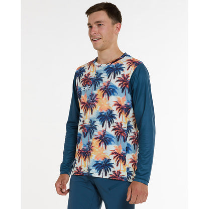 Maillot DHARCO GRAVITY VENICE BEACH Mangas Largas Azul
