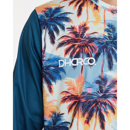 Maillot DHARCO GRAVITY VENICE BEACH Mangas Largas Azul