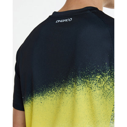 Maillot DHARCO ACID RAIN Mangas Cortas Negro/Amarillo