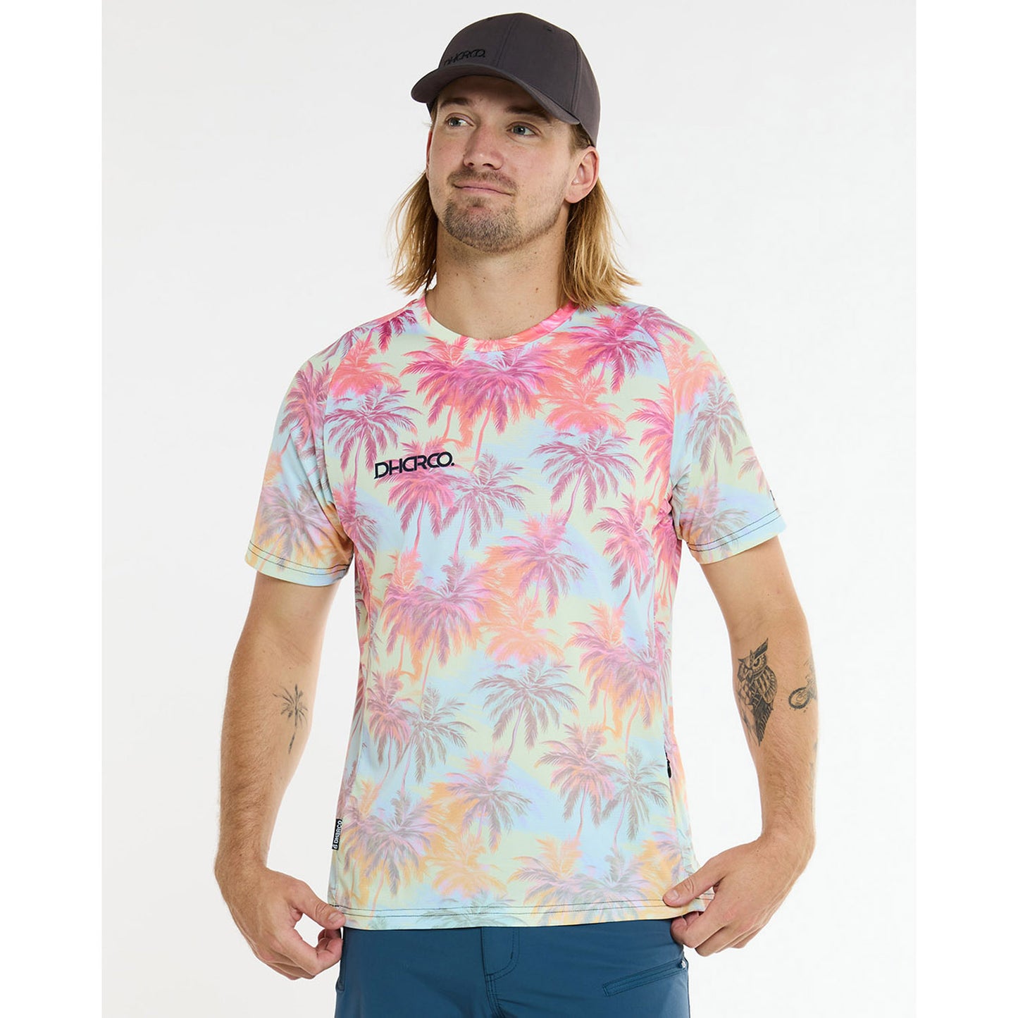 Maillot de manga corta DHARCO HIGHBALL Rosa/Azul