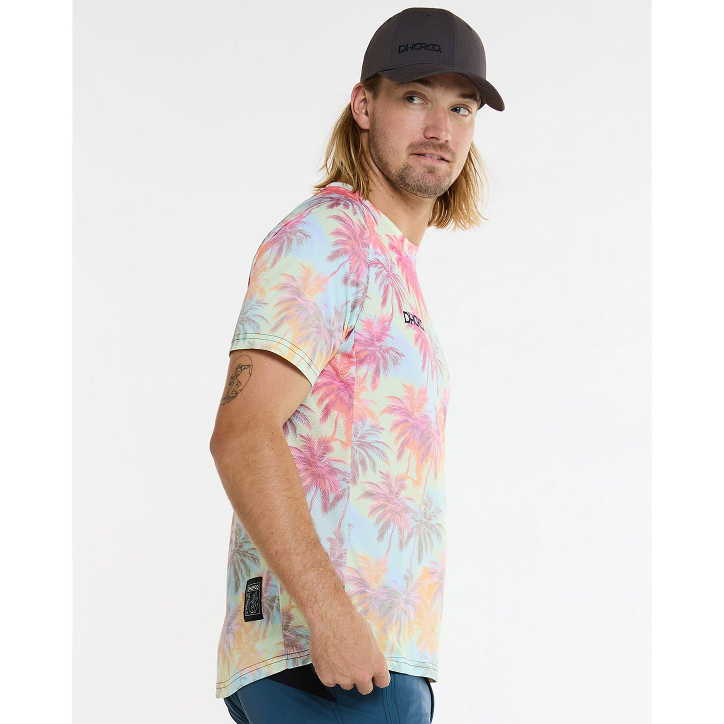 Maillot de manga corta DHARCO HIGHBALL Rosa/Azul