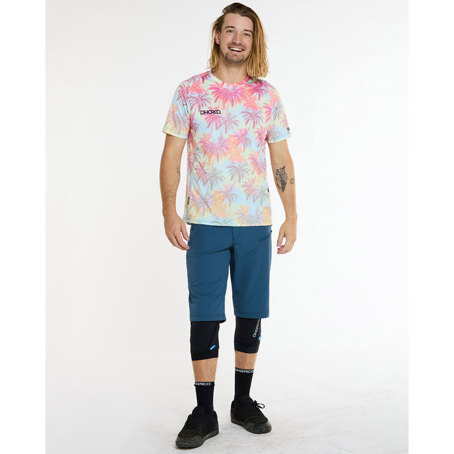 Maillot de manga corta DHARCO HIGHBALL Rosa/Azul