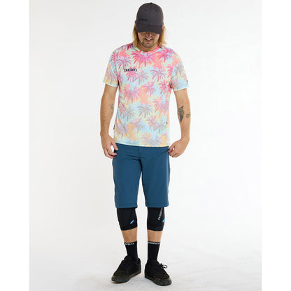 Maillot DHARCO HIGHBALL Mangas Cortas Rosa/Azul