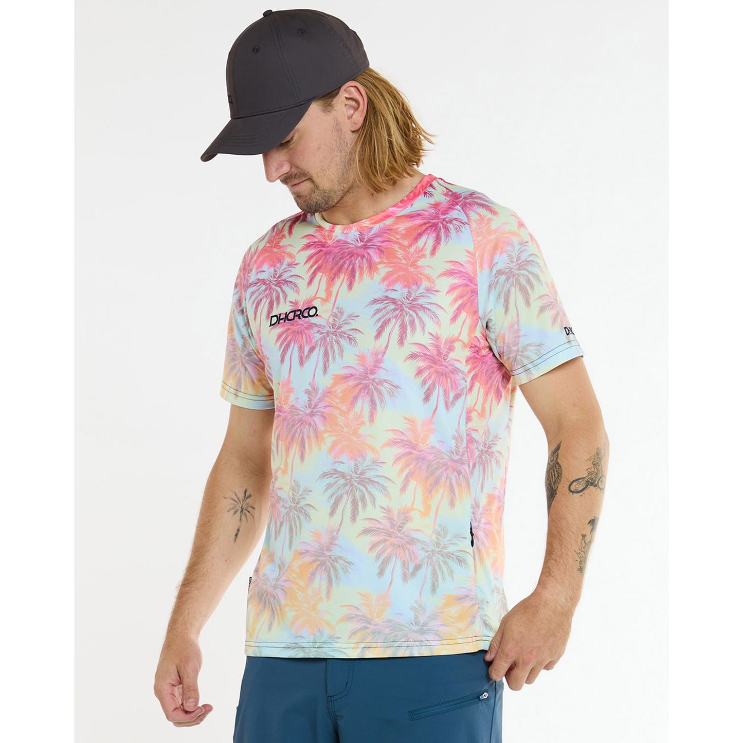 Maillot de manga corta DHARCO HIGHBALL Rosa/Azul
