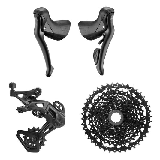 MICROSHIFT Espada Negro 1x9v Paquete