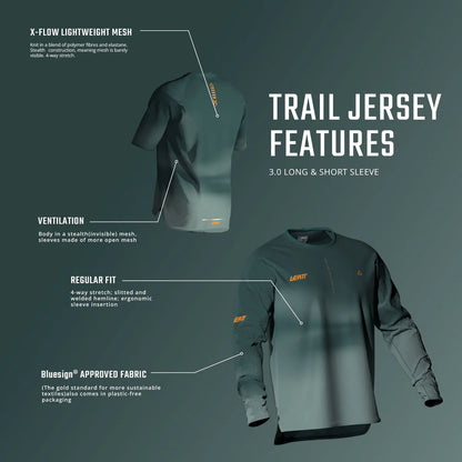 Maillot LEATT MTB TRAIL 3.0 Mujer Manga Larga Rosa