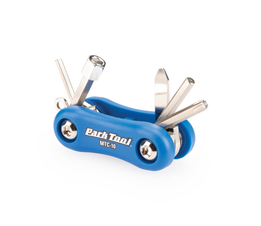 Park Tool MTC-10 con las herramientas desplegadas