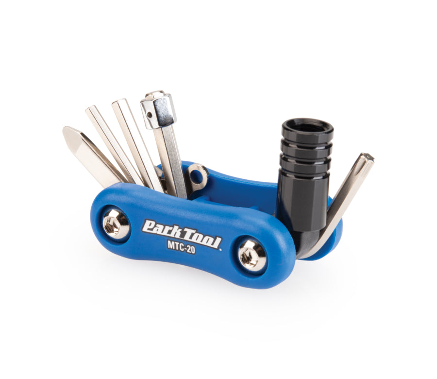 Park Tool MTC-20 con las herramientas desplegadas