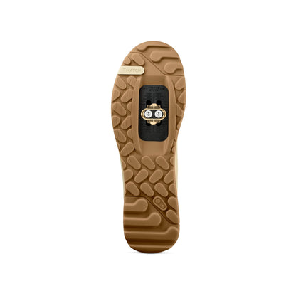 Zapatillas de MTB CRANKBROTHERS MALLET TRAIL SPEED LACE CLIP verdes/arena — suela con cala