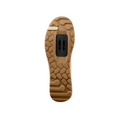 Zapatillas de MTB CRANKBROTHERS MALLET TRAIL SPEED LACE CLIP arena/marrón/goma — suela
