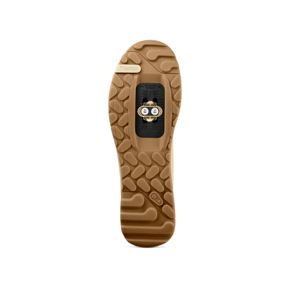 Zapatillas de MTB CRANKBROTHERS MALLET TRAIL SPEED LACE CLIP arena/marrón/goma — suela con cala