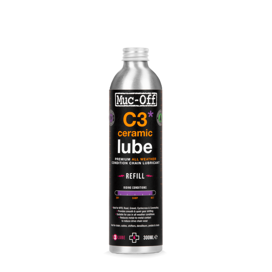 MUC-OFF C3 ALL WEATHER CERAMIC Lubricante de cadena para todas las condiciones (300 ml)