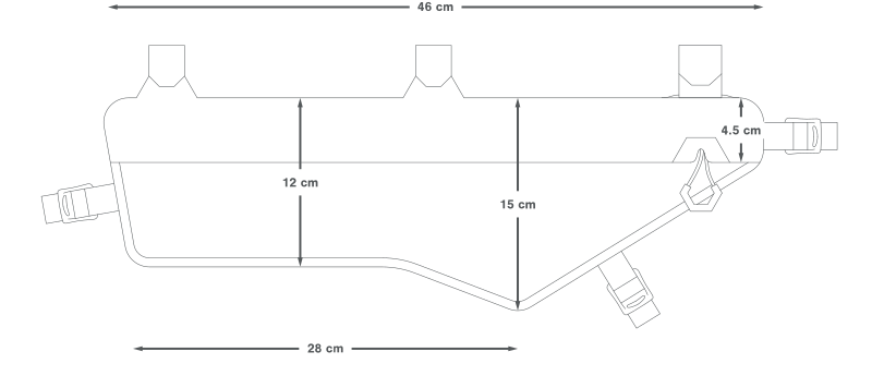 APIDURA EXPEDITION COMPACT FRAME PACK DRY Bolsa para cuadro de 4,5 L Negro