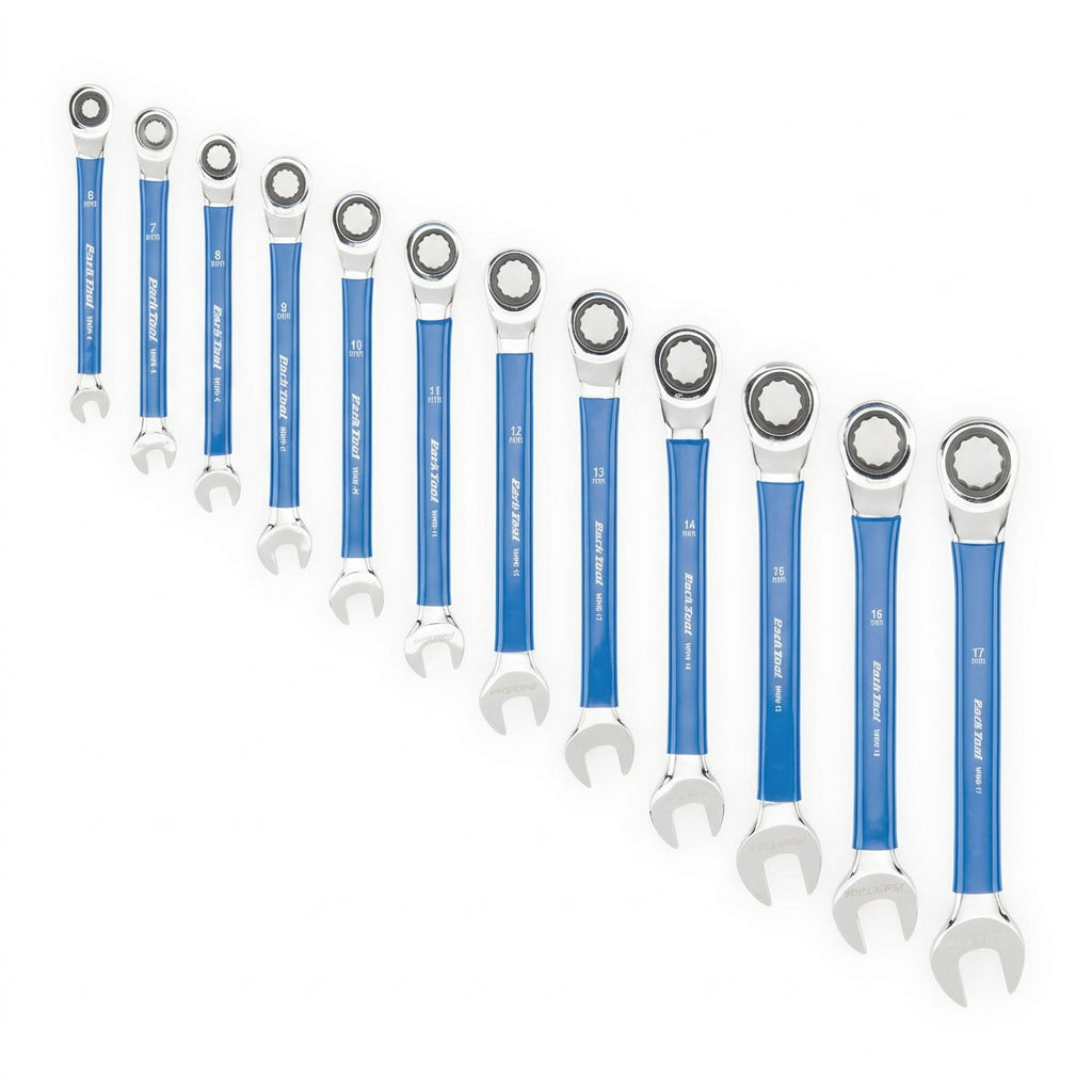 Park Tool MWR, llaves combinadas con carraca incluidas en el juego