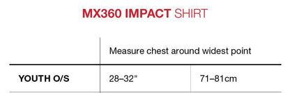 Chaleco de Protección G-FORM MX360 IMPACT Junior Negro