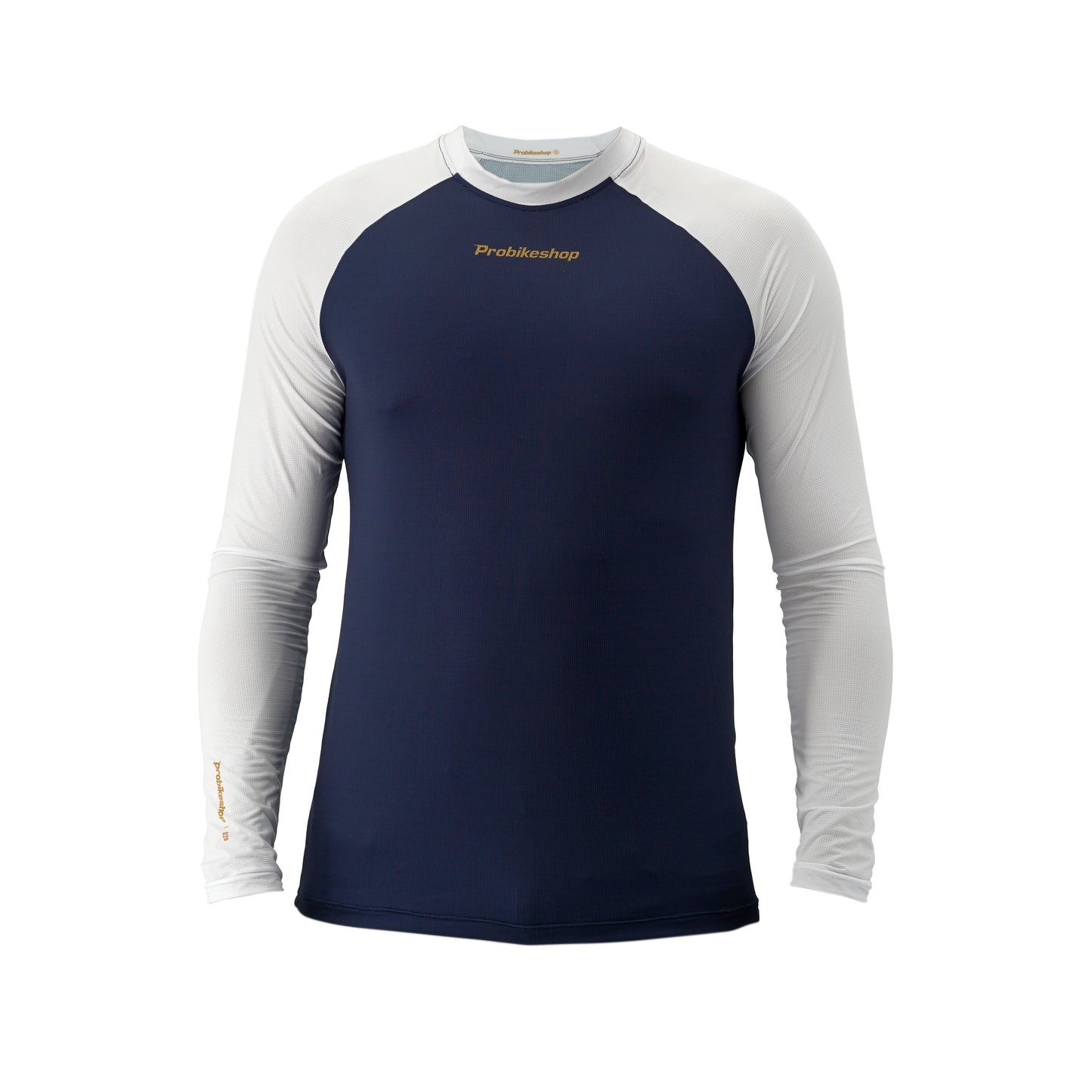 Maillot de manga larga PROBIKESHOP FREERIDE Azul marino/Blanco