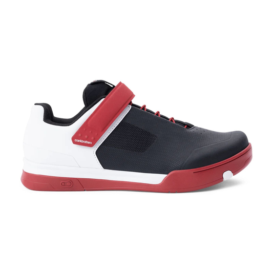 Zapatillas de MTB CRANKBROTHERS MALLET SPEED LACE CLIP CLASSICS EDITION negras/rojas