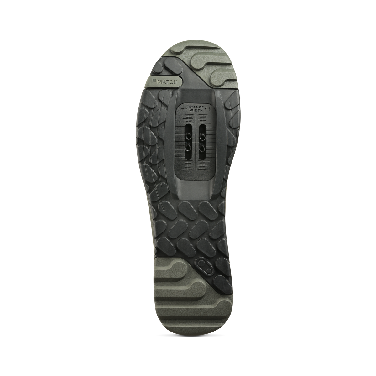 Zapatillas de MTB CRANKBROTHERS MALLET TRAIL SPEEDLACE SEAL gris/verde - suela
