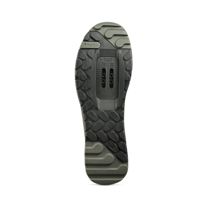 Zapatillas de MTB CRANKBROTHERS MALLET TRAIL SPEEDLACE SEAL gris/verde - suela