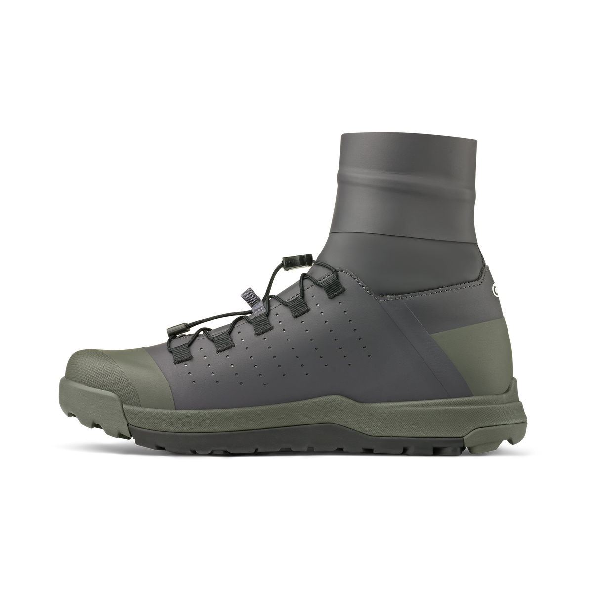 Zapatillas de MTB CRANKBROTHERS MALLET TRAIL SPEEDLACE SEAL gris/verde - lado interior