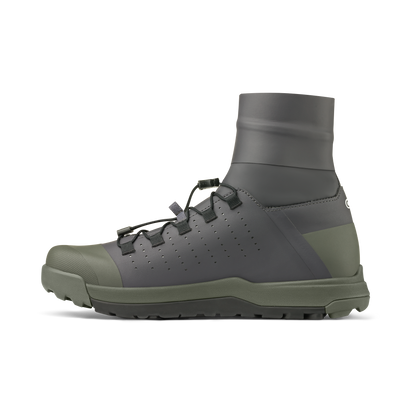 Zapatillas de MTB CRANKBROTHERS MALLET TRAIL SPEEDLACE SEAL gris/verde - lado interior