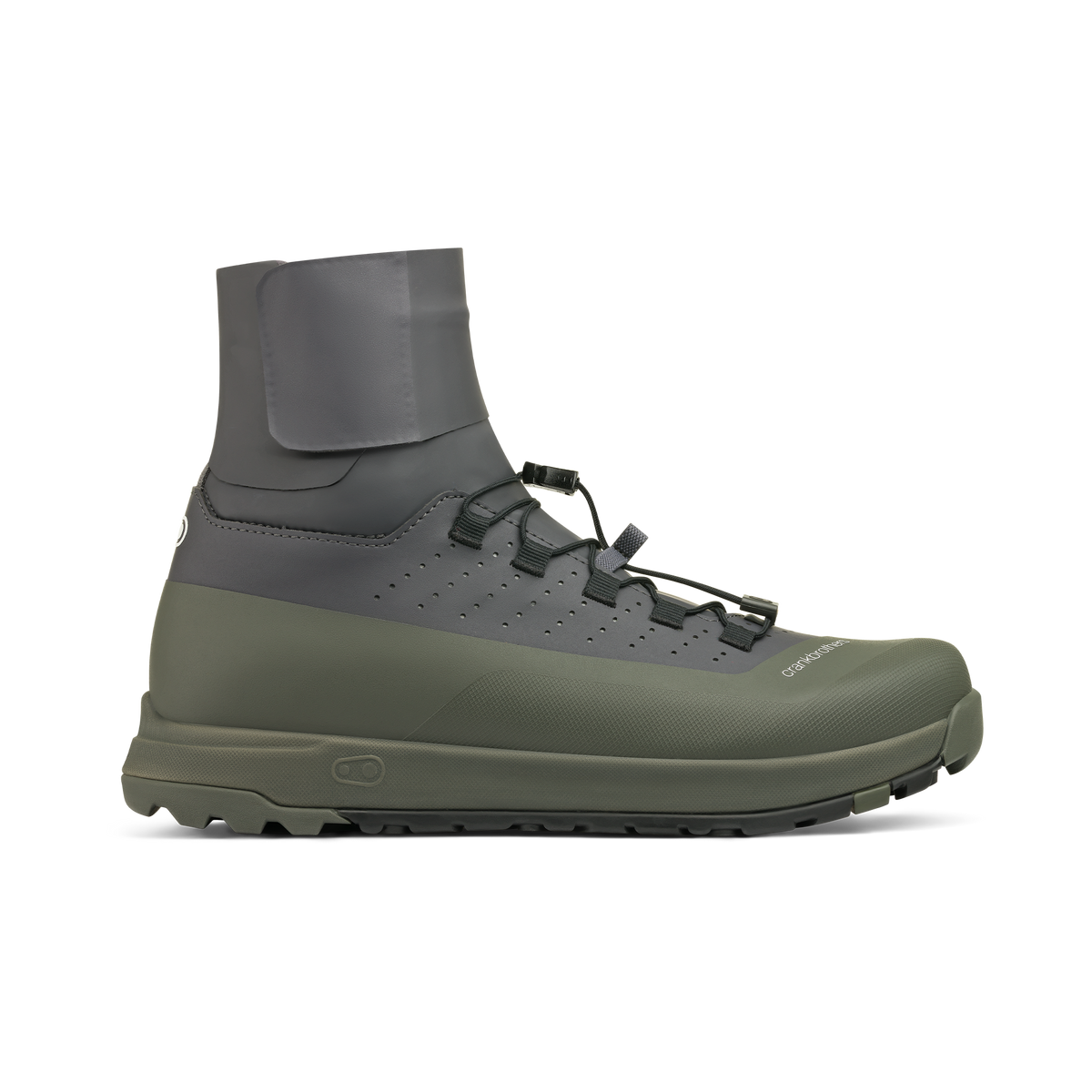 Zapatillas de MTB CRANKBROTHERS MALLET TRAIL SPEEDLACE SEAL gris/verde - lado exterior