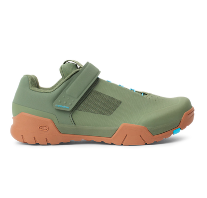 Zapatillas MTB CRANKBROTHERS MALLET ENDURO SPEED LACE CLIP-IN Verde/Azul