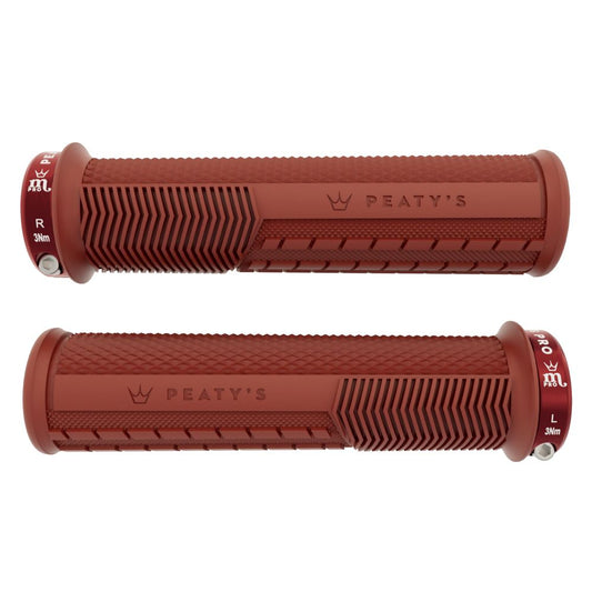 Puños PEATY'S MONARCH PRO KNURL Supersoft Rojo Ladrillo