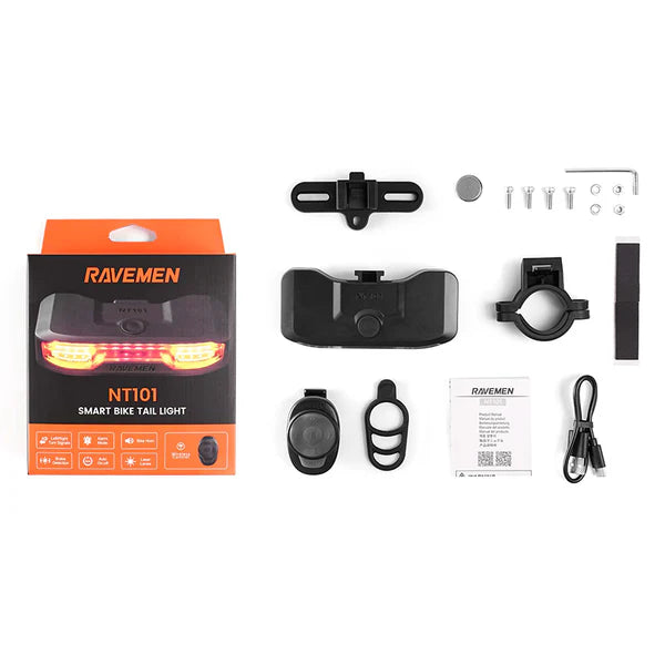 Iluminación trasera RAVEMEN RADAR NT201