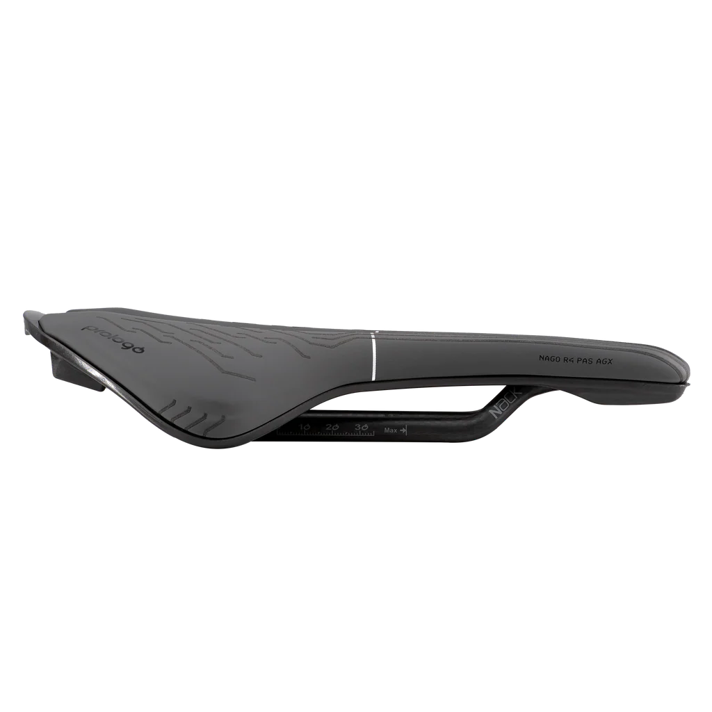 PROLOGO NAGO R4 PAS AGX Sillin 137mm Nack Rails Negro