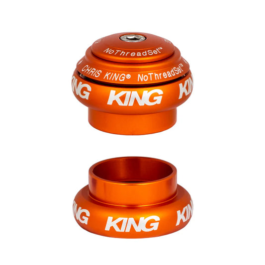 Juego de dirección externo CHRIS KING NOTHREADSET 1"1/8 EC34 Naranja