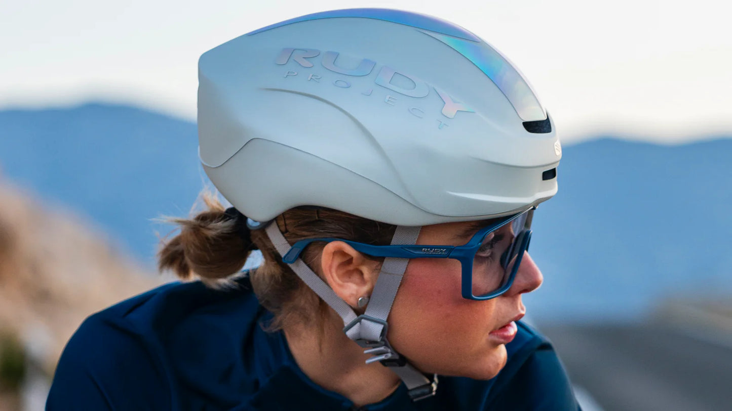 RUDY PROJECT NYTRON PRO Casco Carretera Blanco Iridiscente Mate
