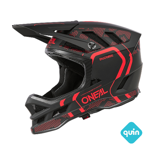 Casco MTB O'NEAL BLADE POLYACRYLITE STRIKE Negro/Rojo