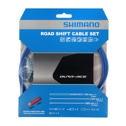 SHIMANO OT-SP41 Kit de manguera y cable de desviador de polímero azul