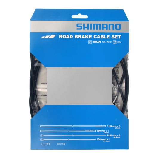 SHIMANO Kit de cable y latiguillo de freno PTFE Negro