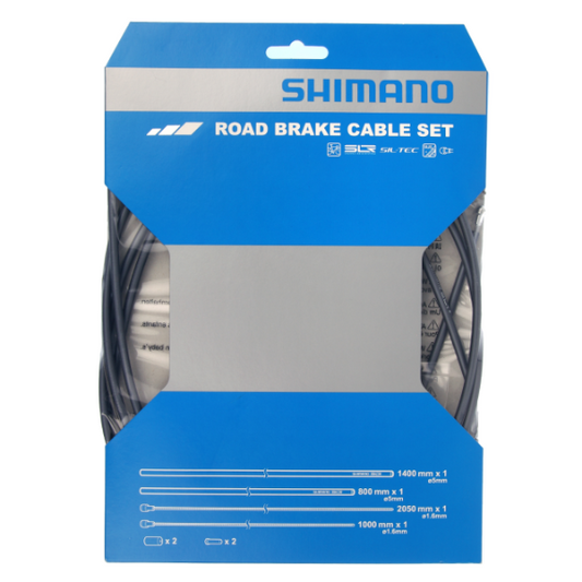 SHIMANO Kit de cable y latiguillo de freno PTFE Gris