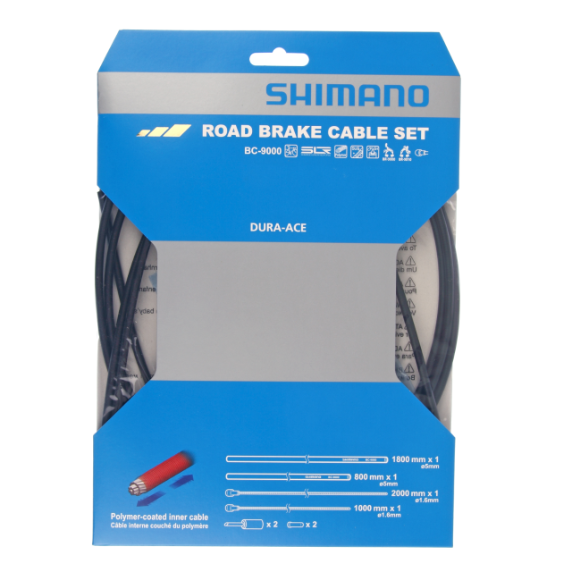 SHIMANO DURA-ACE 9000 Kit de cable y latiguillo de freno Negro