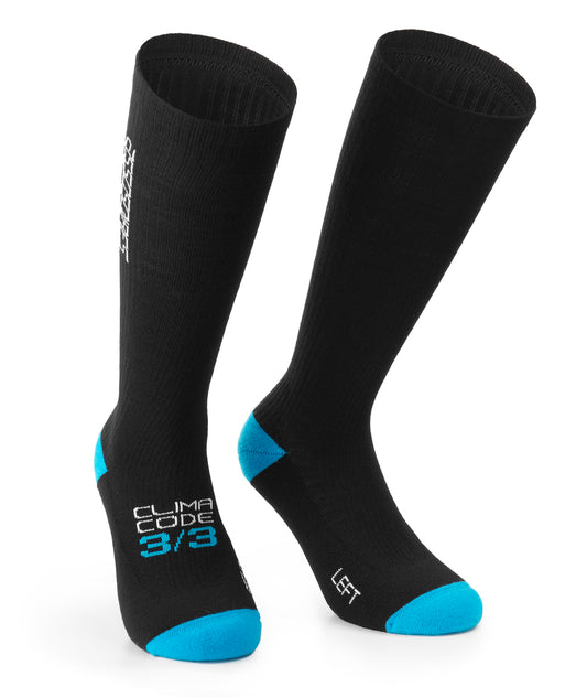 ASSOS ULTRAZ WINTER FUGU Calcetines Negro