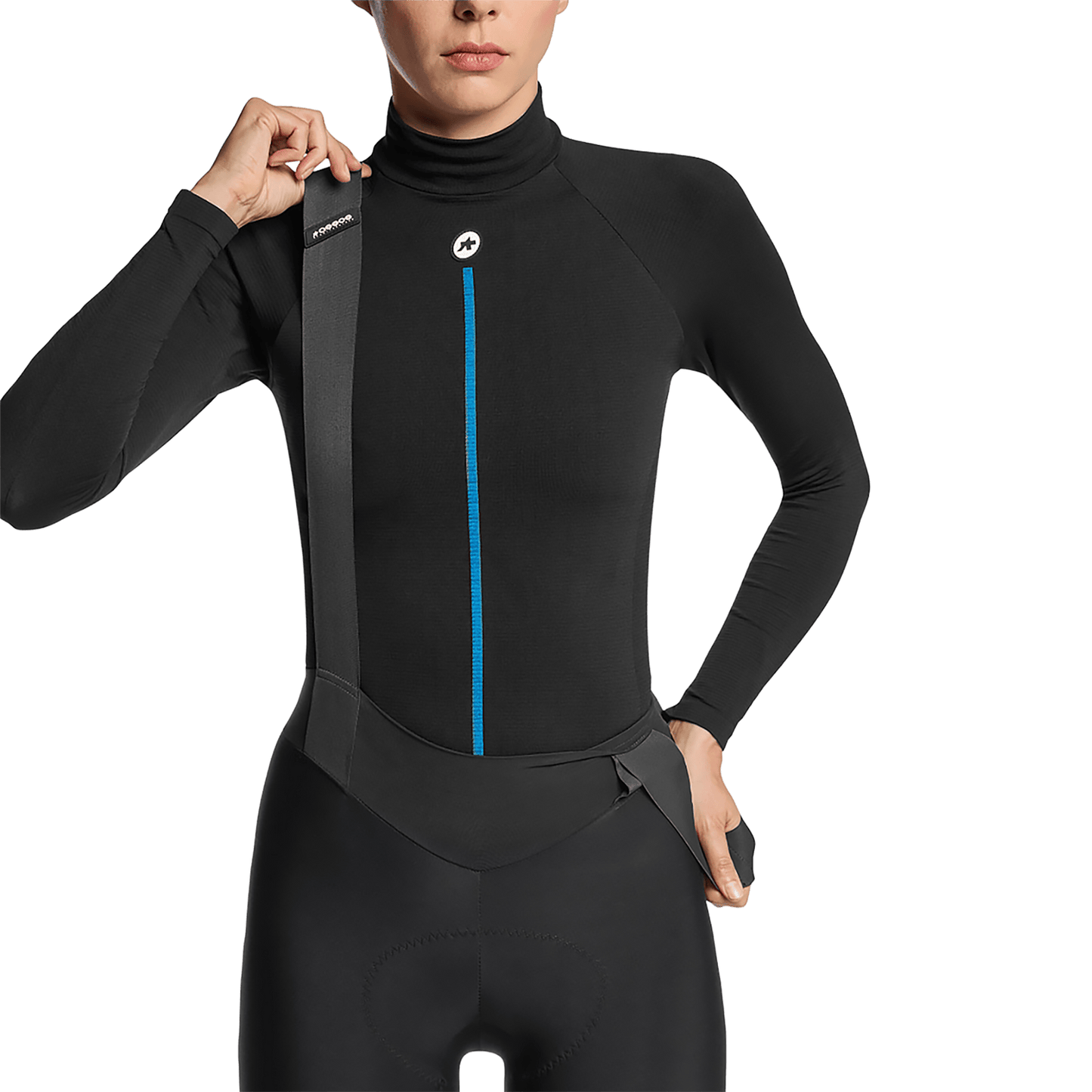 ASSOS WINTER SKIN P1 Ropa interior femenina de manga larga Negro