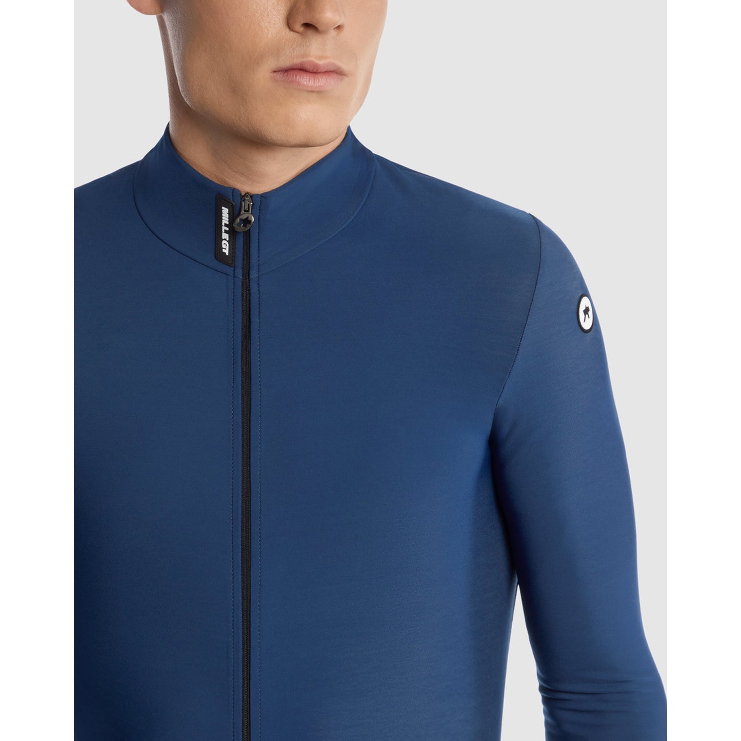 Maillot ASSOS MILLE GT Manga Larga C2 Azul Piedra