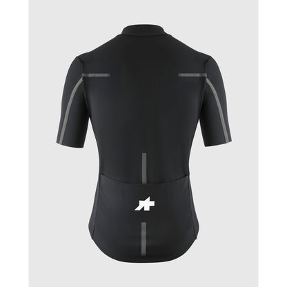 Maillot ASSOS EQUIPE R THERMO RAIN S11 Mangas cortas Negro