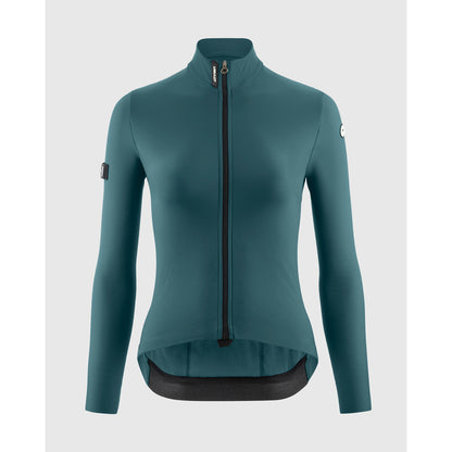 Maillot ASSOS UMA GT SPRING FALL C2 Mangas Largas Mujer Foundation Green