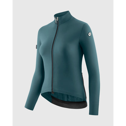Maillot ASSOS UMA GT SPRING FALL C2 Mangas Largas Mujer Foundation Green