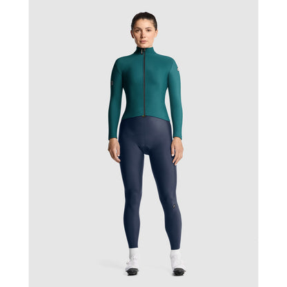 Maillot ASSOS UMA GT SPRING FALL C2 Mangas Largas Mujer Foundation Green