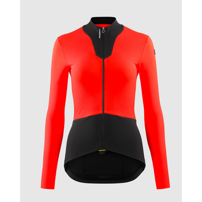 Maillot ASSOS DYORA R SPRING FALL S11 Mangas Largas Mujer LollyRed