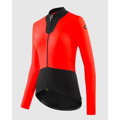 Maillot ASSOS DYORA R SPRING FALL S11 Mangas Largas Mujer LollyRed