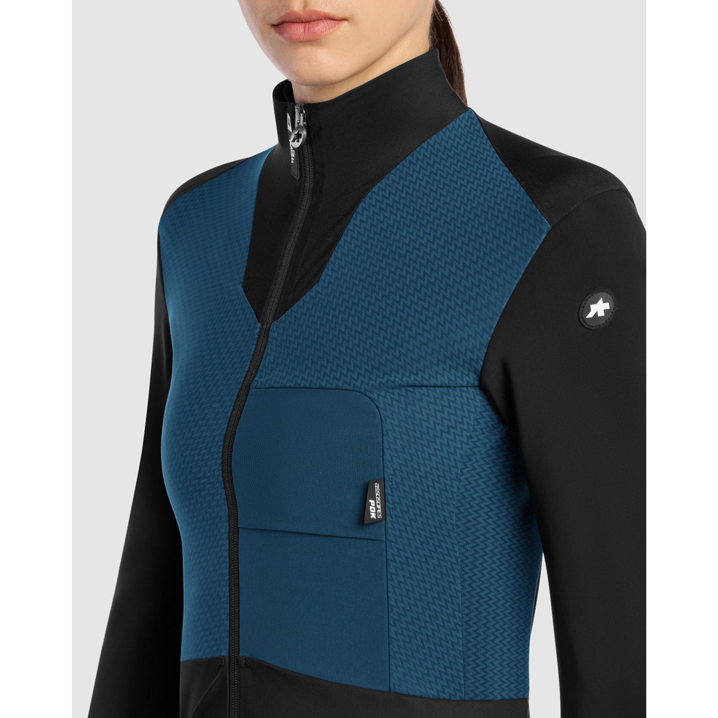 Chaqueta de mujer ASSOS DYORA R S11 Azul petróleo